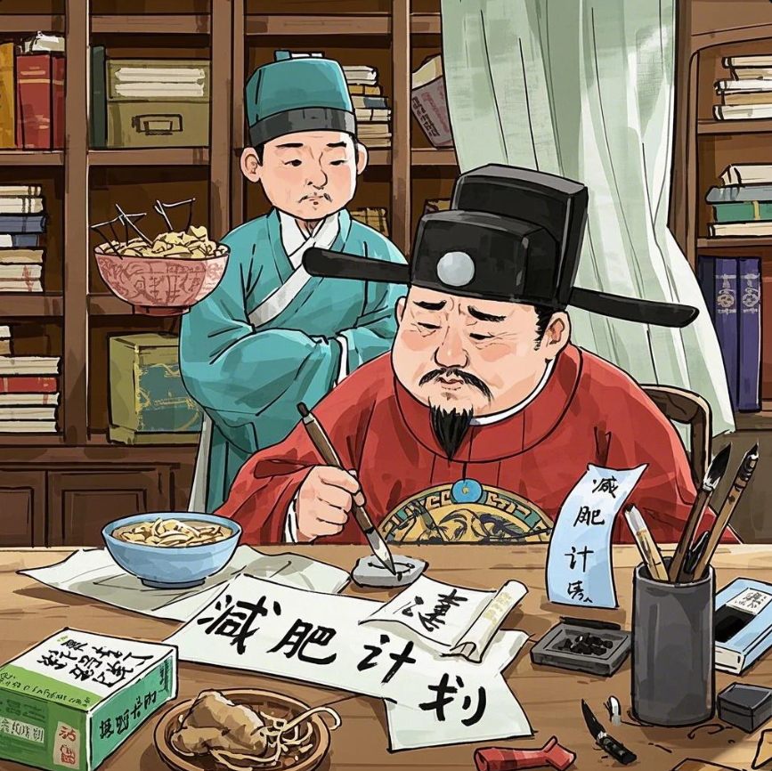 【"铁血宰相"张居正的减肥日记：这也太真实了吧！】