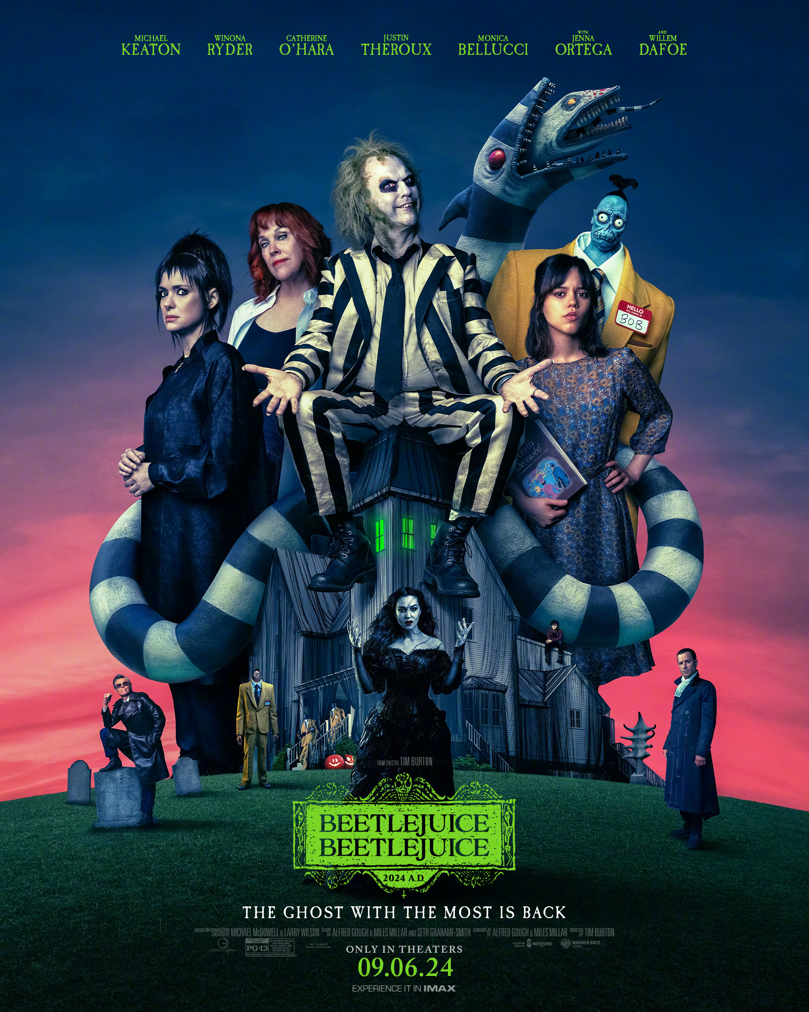 蒂姆·伯顿执导的《阴间大法师2》（Beetlejuice Beetlejuice