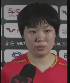 大丫头3：0赢球王曼昱，回答记者问尽显高情商。哎，现在的小孩，真是不得了，小小年