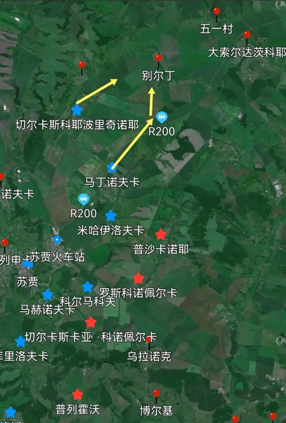 乌军反攻？昨天在库尔斯克方向，乌军在苏贾市东北部发起大规模反攻，其中主要进攻轴线