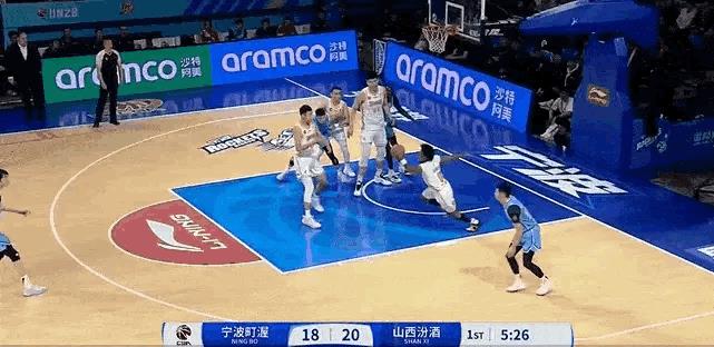 五佳球！山西两外援之间的配合妙啊！
在今天山西对阵宁波的第一节中，古德温反击中成