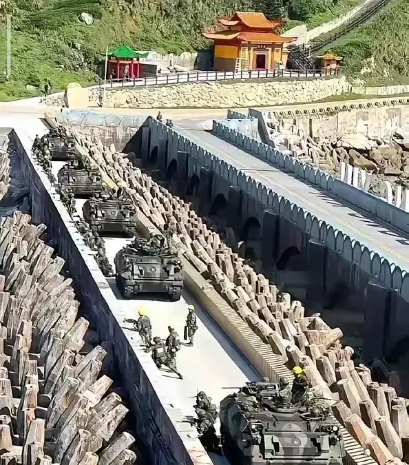 蛙岛已经把沿海地区的防御工事修建好了！