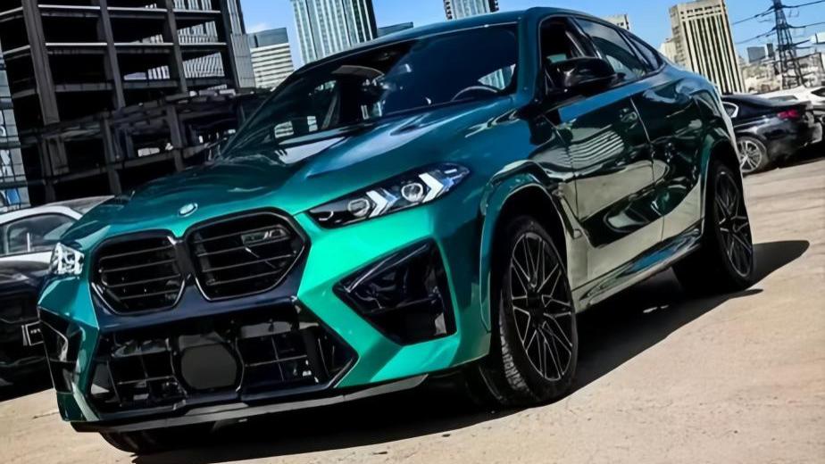 视觉马力增加5匹？宝马X6 M雷霆版曼岛绿实车曝光，扮猪吃老虎？