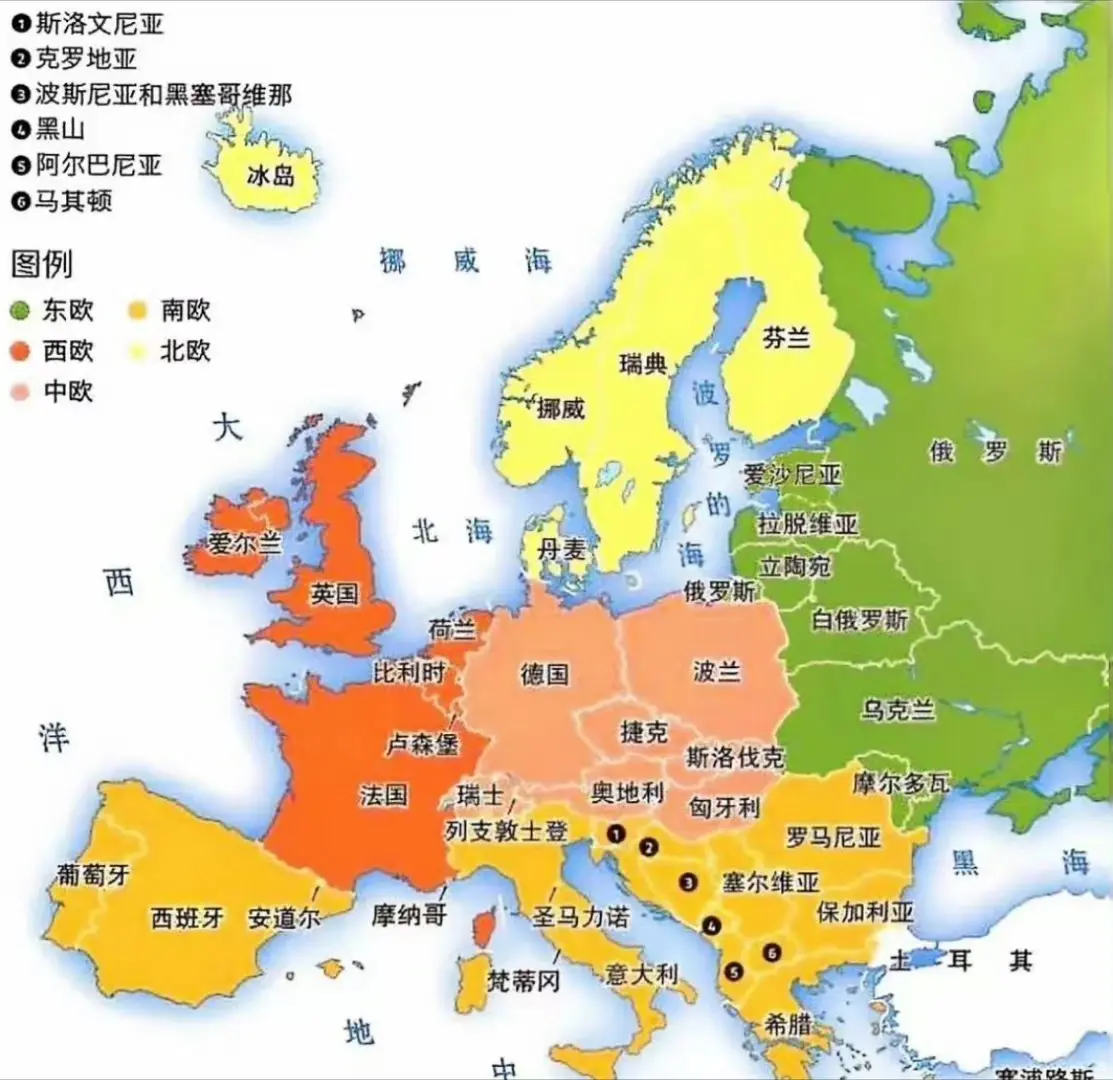 欧洲就像我们国家战国时期，一块地方到处都是国家。
欧洲几千年来缺少一位嬴政、毛教