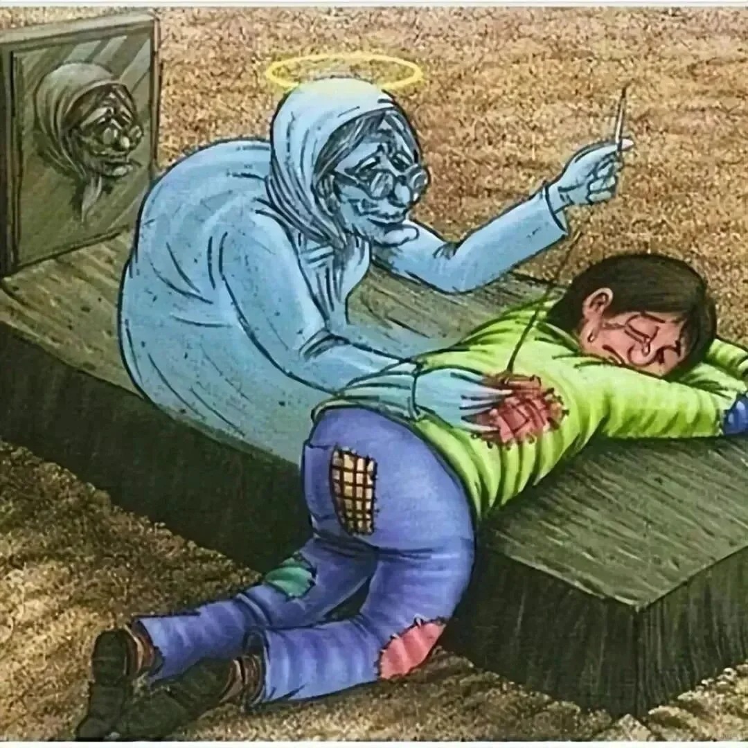 直击人性的讽刺漫画，你想到了什么?
人生就是一个阶段接着一个阶段，每一个阶段都有