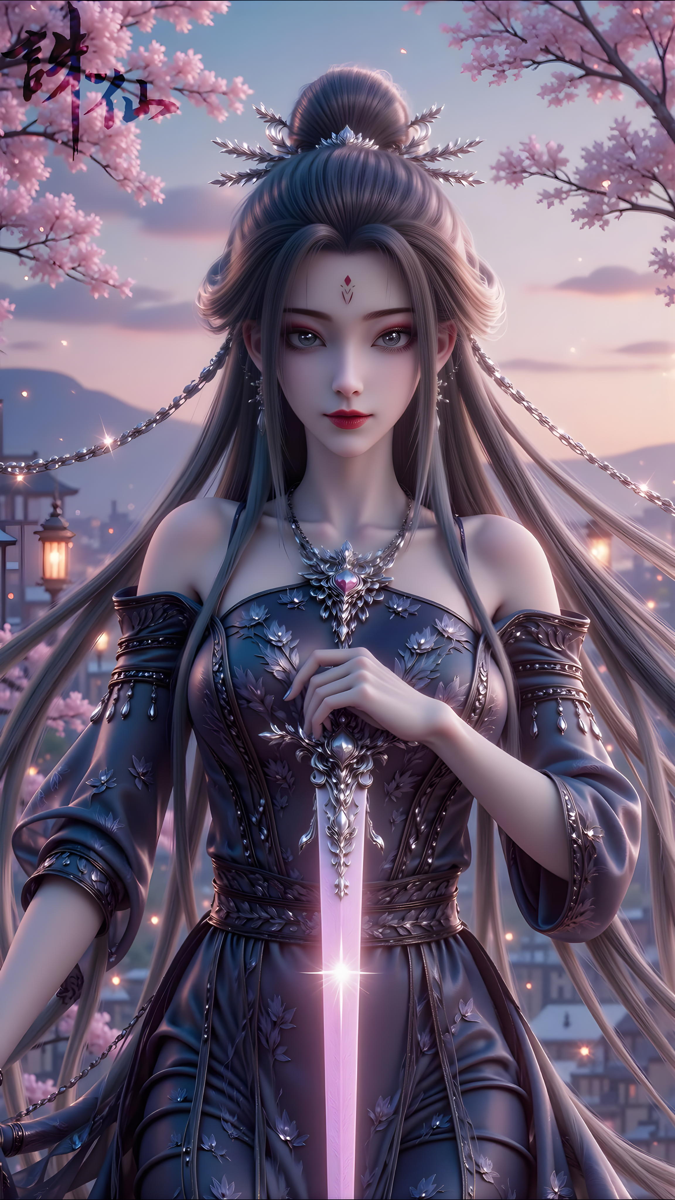 诛仙小白高清无水印壁纸：你救我护我，不惜自己的性命，我便一般对你了！