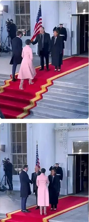 没想到啊，这次美国副总统交接，竟然出现了如此戏剧性的一幕！万斯这新任副总统，风头