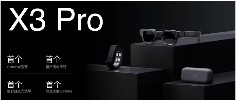 雷鸟 X3 Pro AR 智能眼镜今年 Q2 正式发布：三色 Micro LED