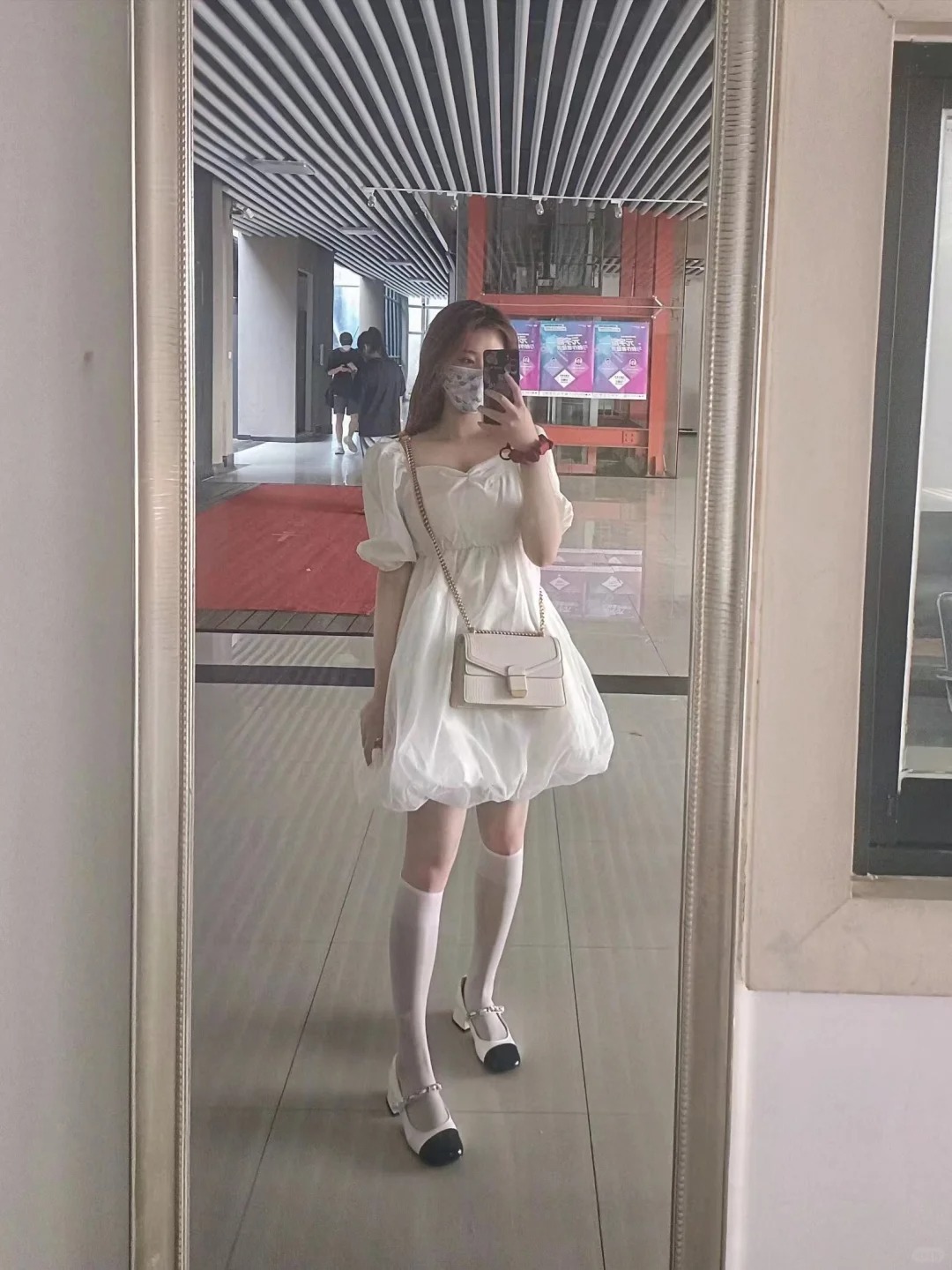 不会搭小腿袜，下次不穿了😭