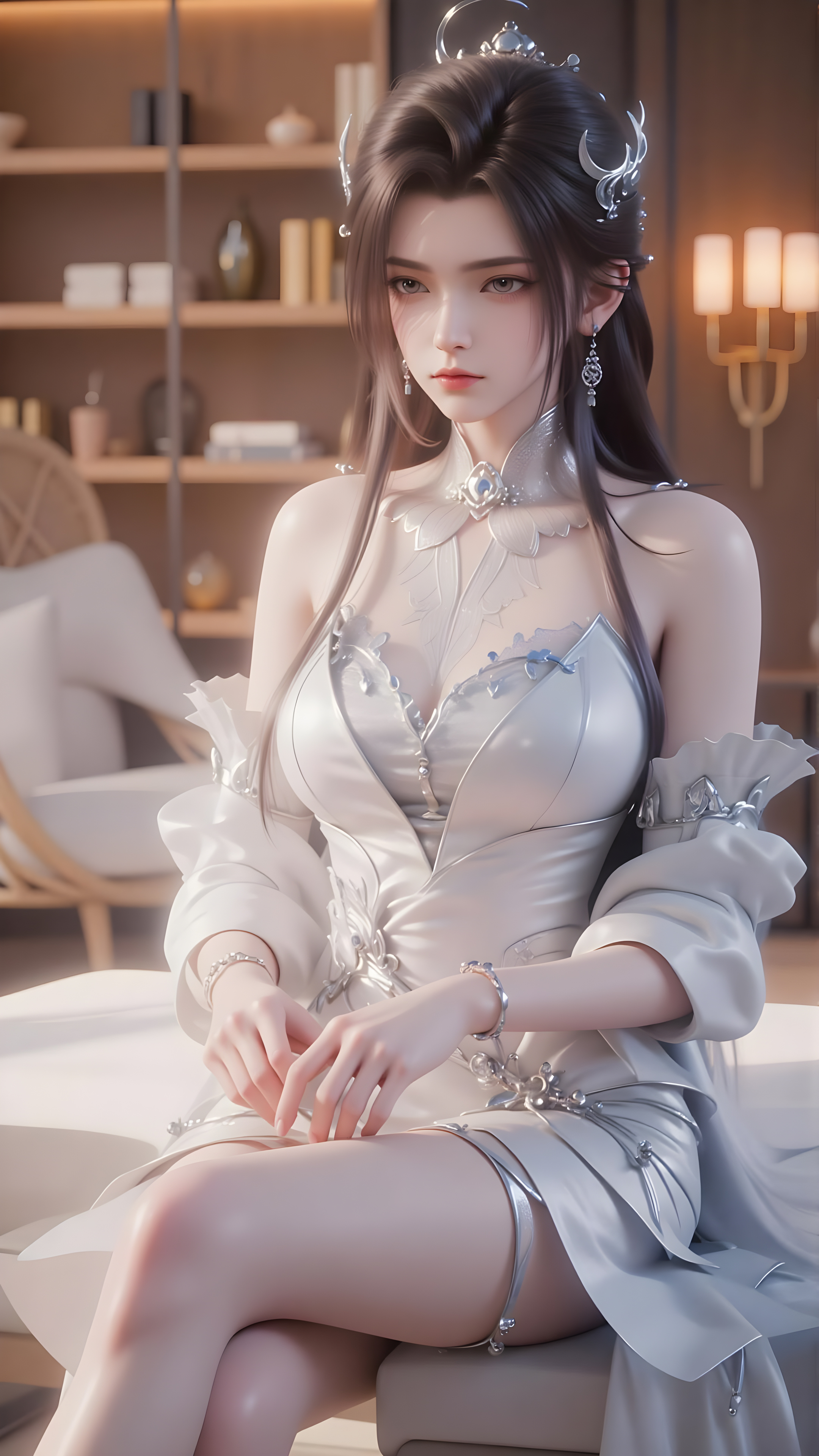 诛仙陆雪琪美图：度尽劫波，褪去磨难，与张小凡相视一笑走在一起！