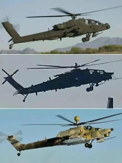 重型武装直升机对比图：WZ-20和阿帕奇孰优孰劣呢？

阿帕奇经历多次实战，是世