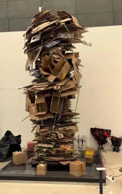 央美毕业作品展，一作品被吐槽是堆“垃圾”

近日，中央美术学院毕业展上，一件名为