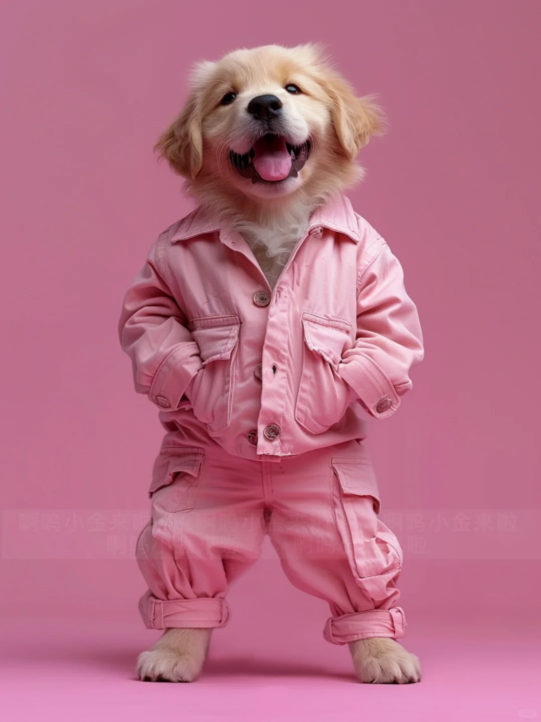我的第一件粉色新衣服！炫耀一下吧~
姨姨，快看我的新衣服！！求夸夸～