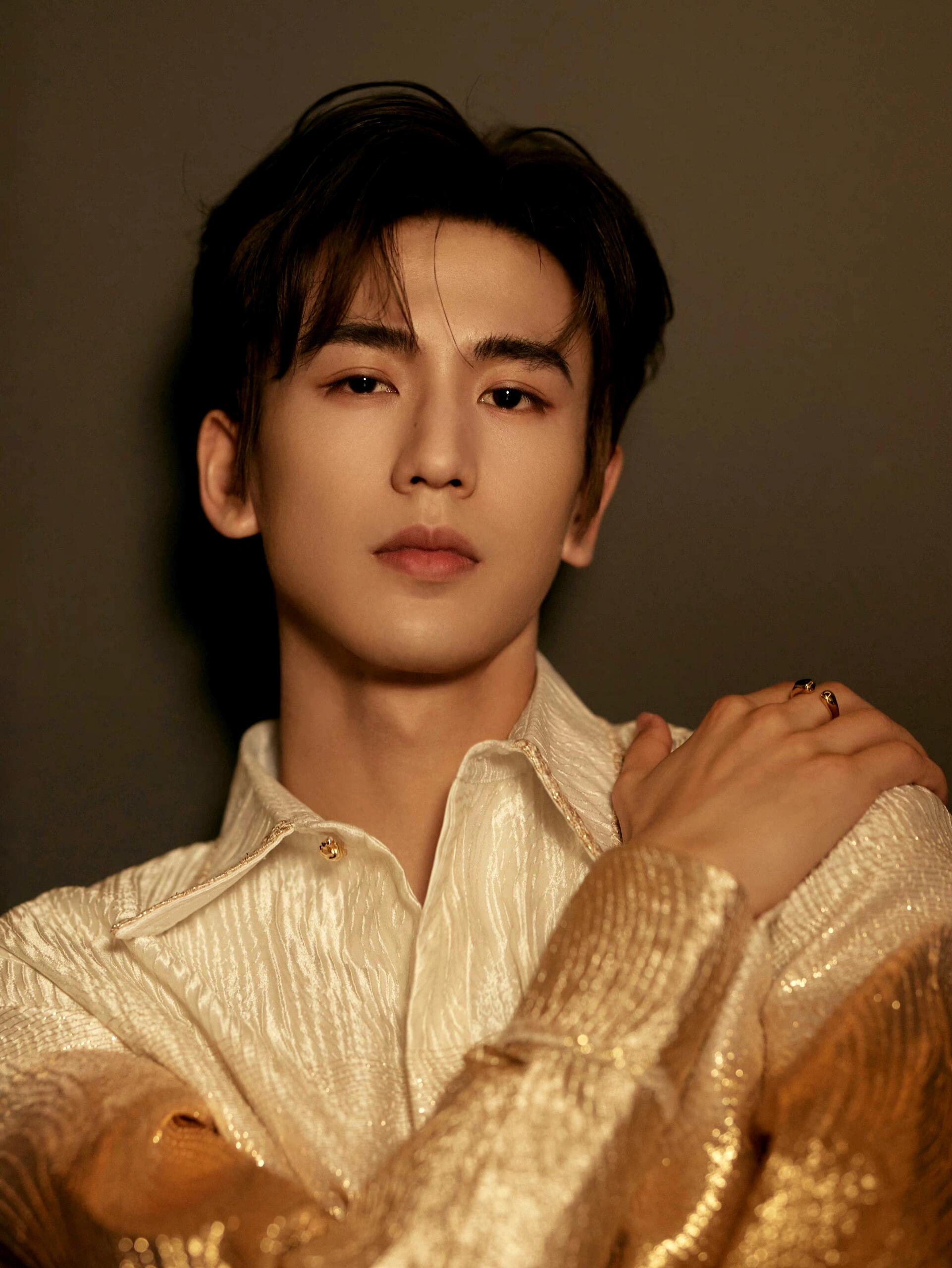 金光闪闪的张凌赫