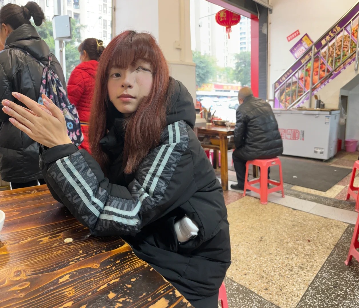 没敢给女朋友看的照片