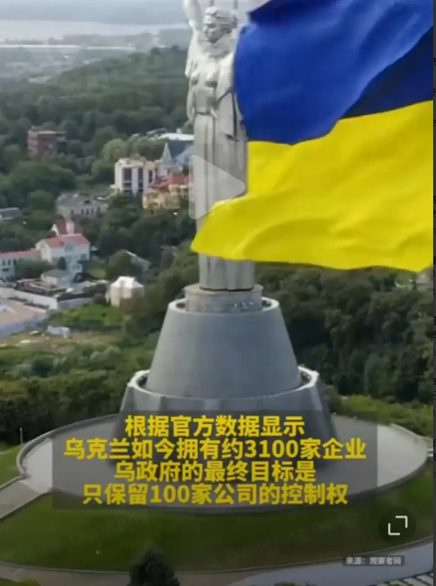 太疯狂了！
泽连斯基简直是疯了
真没想到，乌克兰居然打算卖掉3000家国有企业换