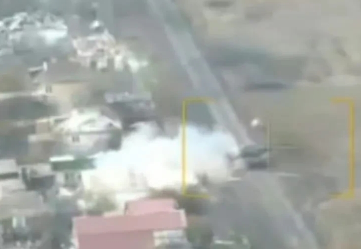 11月13日，俄罗斯军队在顿涅茨克州库拉霍沃方向特尔尼村附近发现了乌克兰无人机操