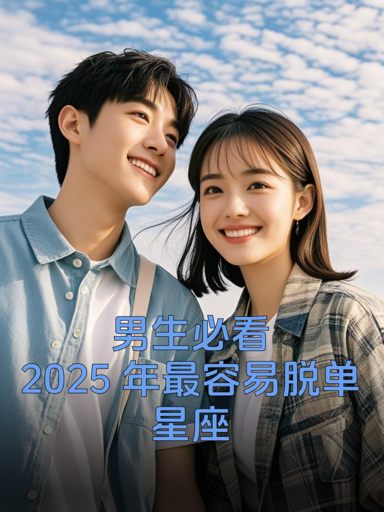 男生必看：2025年最容易脱单星座
