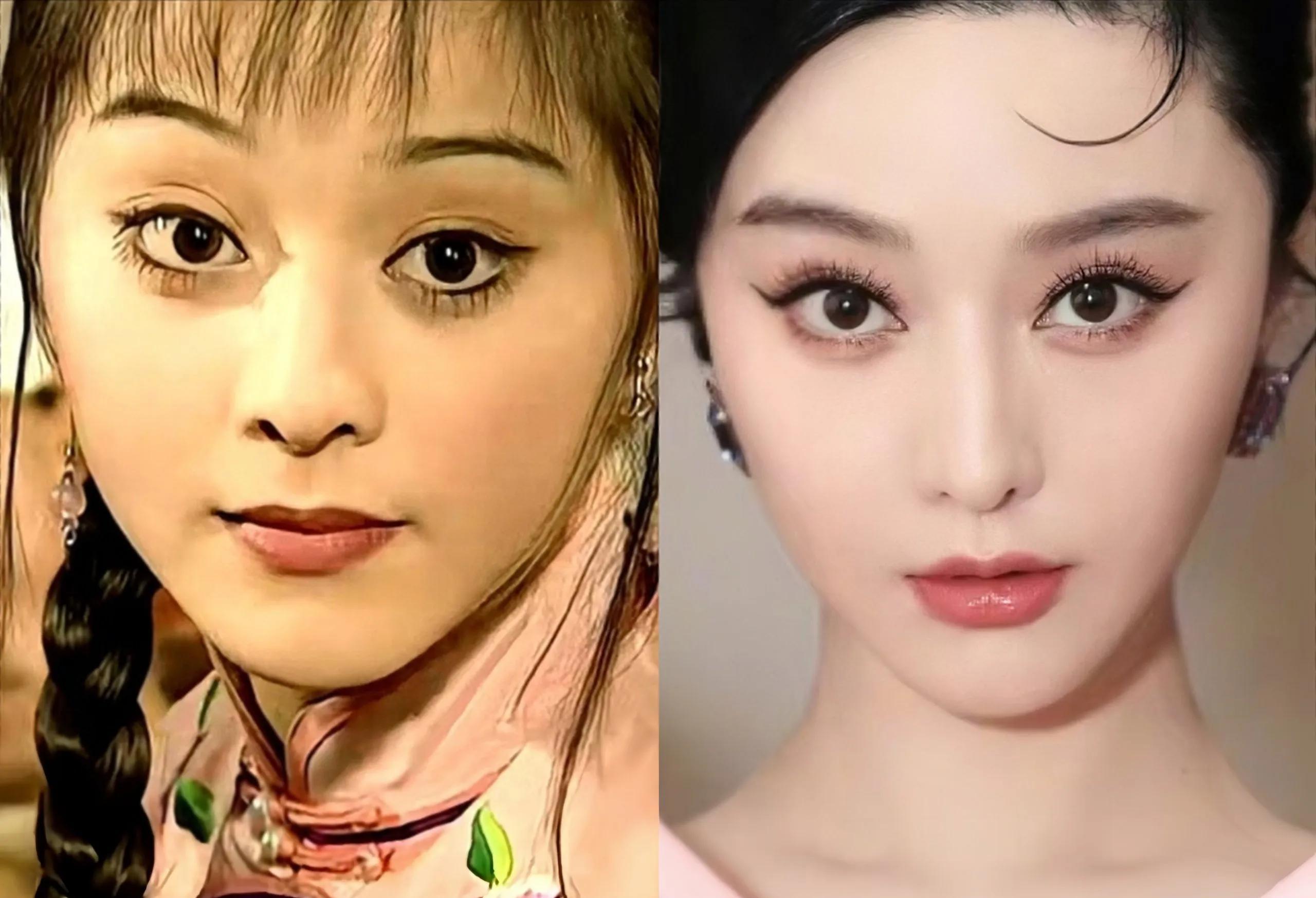 冰冰姐演《还珠格格》里金锁那会儿，就已经是个大美女了