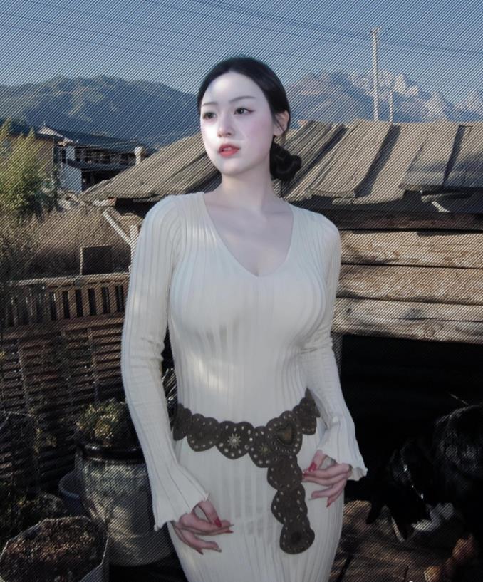 皮肤白的女生，是不是穿什么都好看？