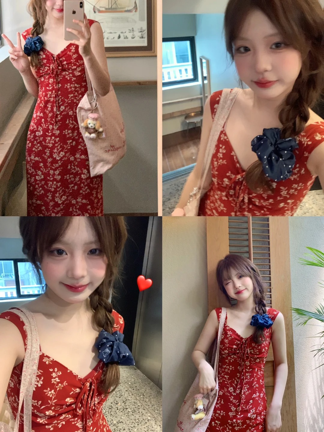 红色好元气ʚ❤️ྀིɞ
又是一条爱的裙子！！
无敌！！显白！🥰🥰
这个夏天需