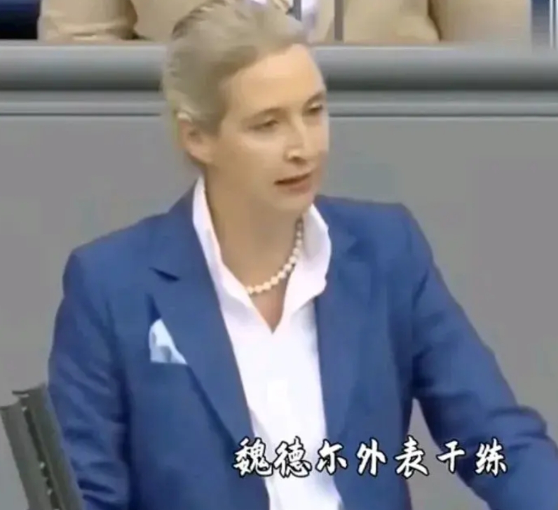骂得太过瘾了！
铁娘子魏德尔在台上愤怒斥责总理朔尔茨是个失败且无能的总理，她把德