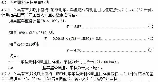 这简直就是给纯燃油车判了死刑。
最新的乘用车油耗标准征求意见它来了，
第一，如果