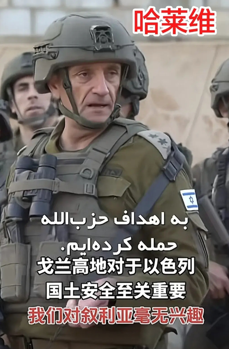 以色列军队总参谋长，也就是以军中的现役最高军衔将领，以色列兵王哈莱维，亲自领兵，