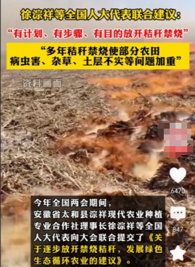 只有焚烧秸秆才能达到彻底除草灭虫的效果。烧桔杆是即科学又实用的一项富农措施，不烧