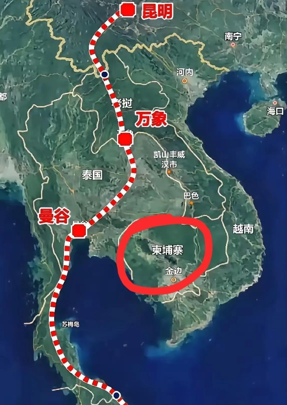 柬埔寨总理洪马奈声称：“我们可以倚赖美、德、法、澳、日！” 话音刚落，中泰铁路签