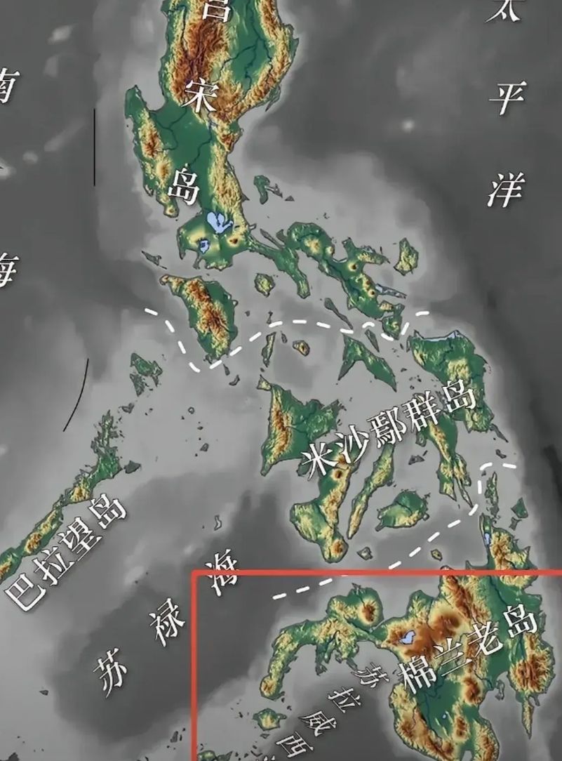 小马科斯不敢逼老杜太狠，否则菲律宾南北分裂都是有可能的。
打开菲律宾地图，最重要