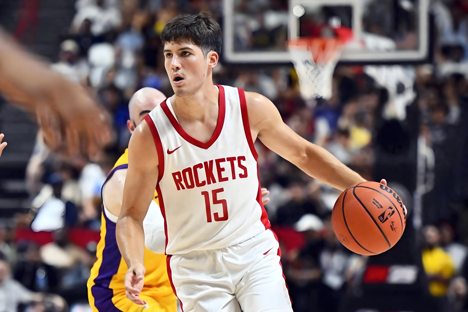 谢泼德17投9中，得到20分5篮板，森林狼93-83战胜火箭
NBA夏季联赛，森