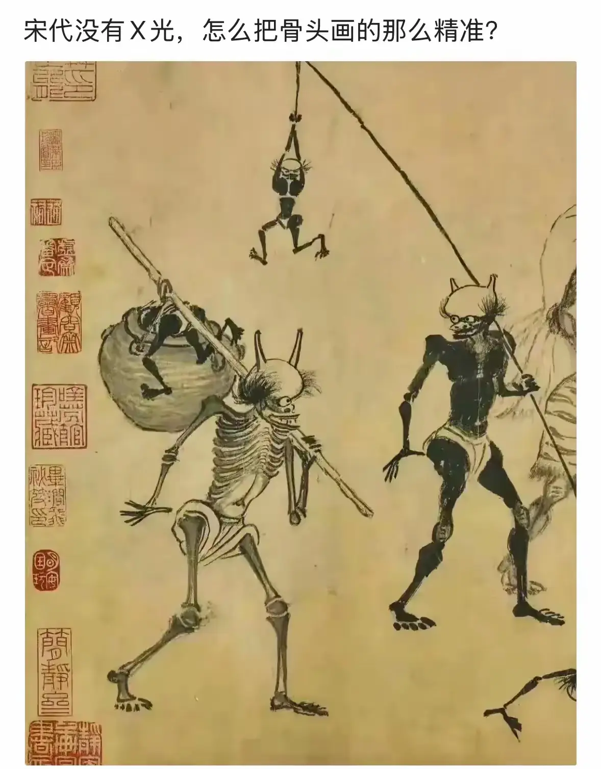 古代有凌迟，比x光看的清楚！

