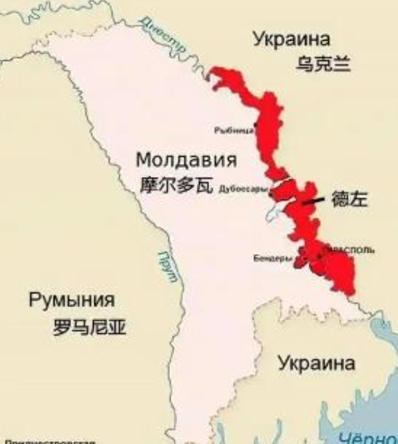 乌克兰封锁德左失败。俄媒透露，普京亲自下令保障摩尔多瓦德涅斯特河左岸地区的天然气