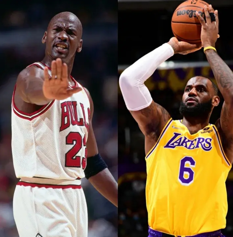 不得不说，詹姆斯和乔丹2人不能相提并论，因为:

1.詹姆斯
至今已经出战NBA