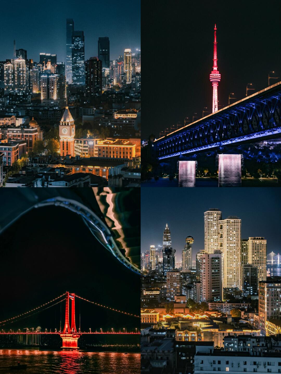 武汉夜景最佳观看点我给你们找到了
不在岸边！是在江中间！