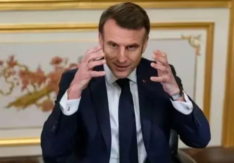 猛然觉醒！

马克龙一觉醒来，顿然醒悟，要求欧洲摆脱，对中美俄的依赖，否则的话，