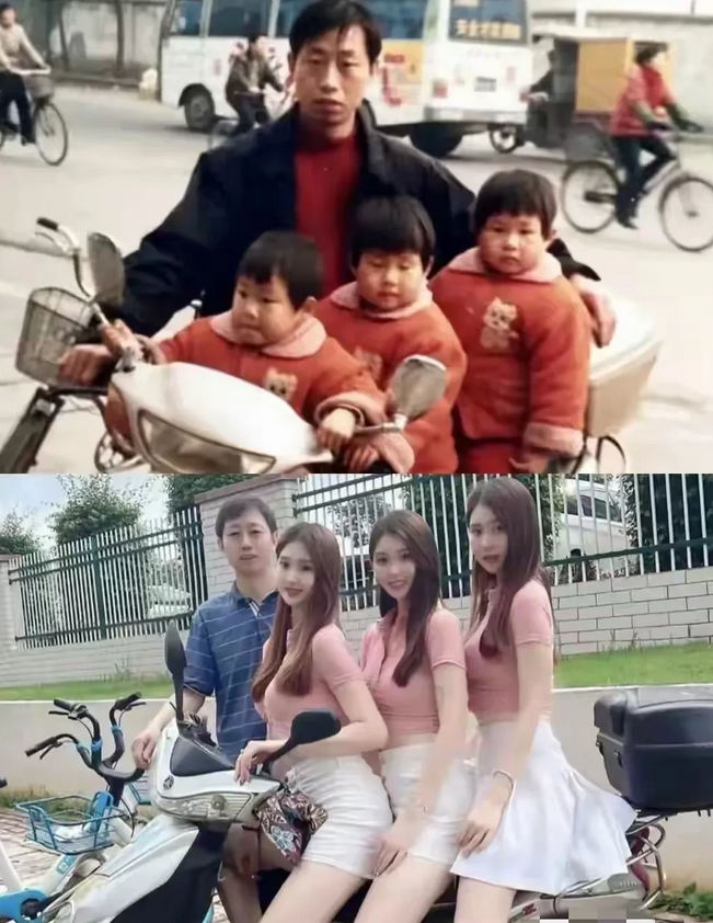当年三胞胎女儿的父亲躺赢了