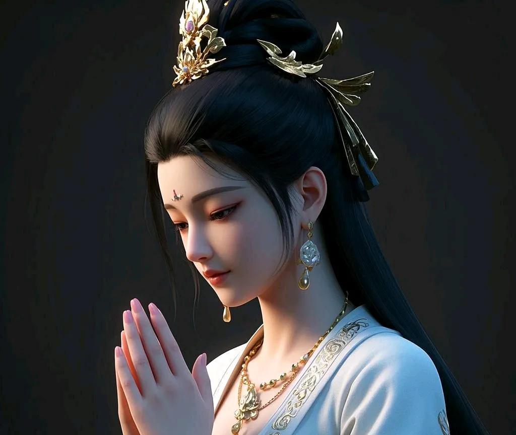 今天过去以后，生活都会慢慢都好起来。菩萨讲：“心诚最重要，接了就灵验。”
当怀着