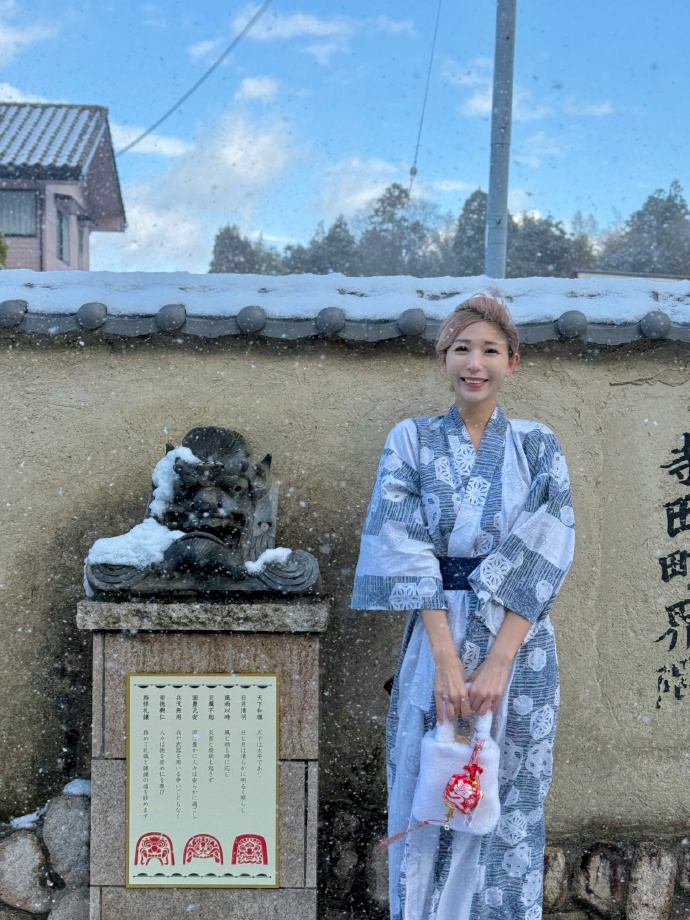 关西冬季游｜有马温泉配初雪太有冬日氛围感❄️