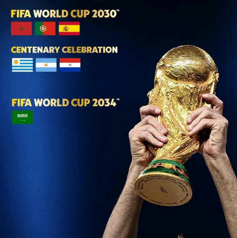 沙特还是有钱，竟然独力举办世界杯，要知道人家都是联合举办。

2026年世界杯是