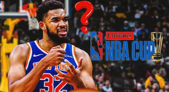 唐斯是有很多情绪的！

NBA杯赛迎来老鹰和尼克斯的1/4决赛，半场打完，尼克斯