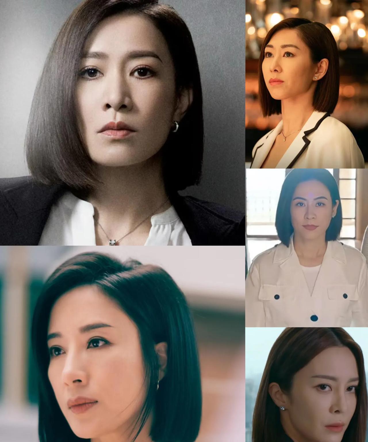 为啥现在TVB剧女强人全是一个发型，造型师江郎才尽了吗？
最近在看TVB这几年的