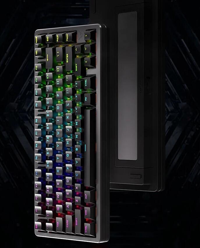 蚂蚁电竞 AGK75 三模磁轴机械键盘上架：全铝外壳，预售价 599 元