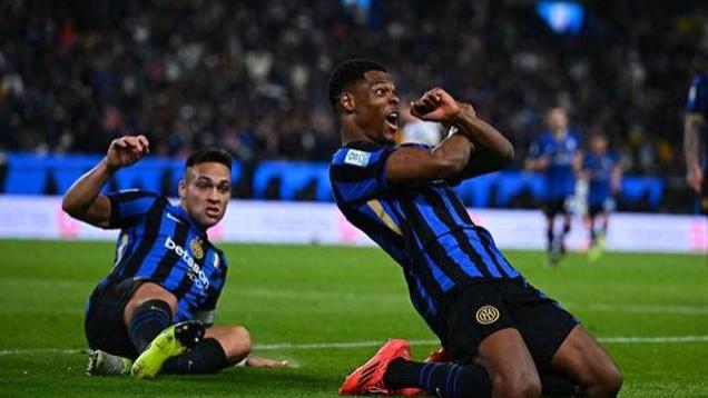 2-0！劳塔罗不中用，飞翼世界波双响，双杀真蓝黑，国米挺进决赛