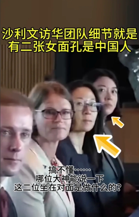 沙利文这次访华有一个细节让人看了很不舒服。在访华团队特写中，四人中有两张竟是中国