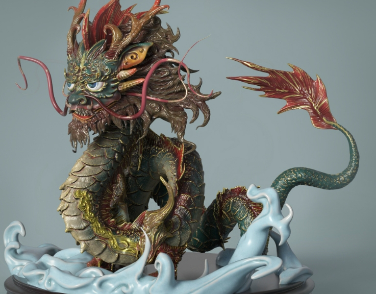 龙行千里无着力,一介飞龙亦可翱翔九重天。龙文化源远流长,寓意吉祥,是中华民族的精