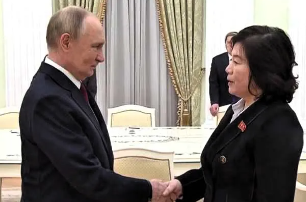普京克里姆林宫会见朝鲜外务相！

在俄罗斯与乌克兰冲突持续、美国大选进入关键时刻