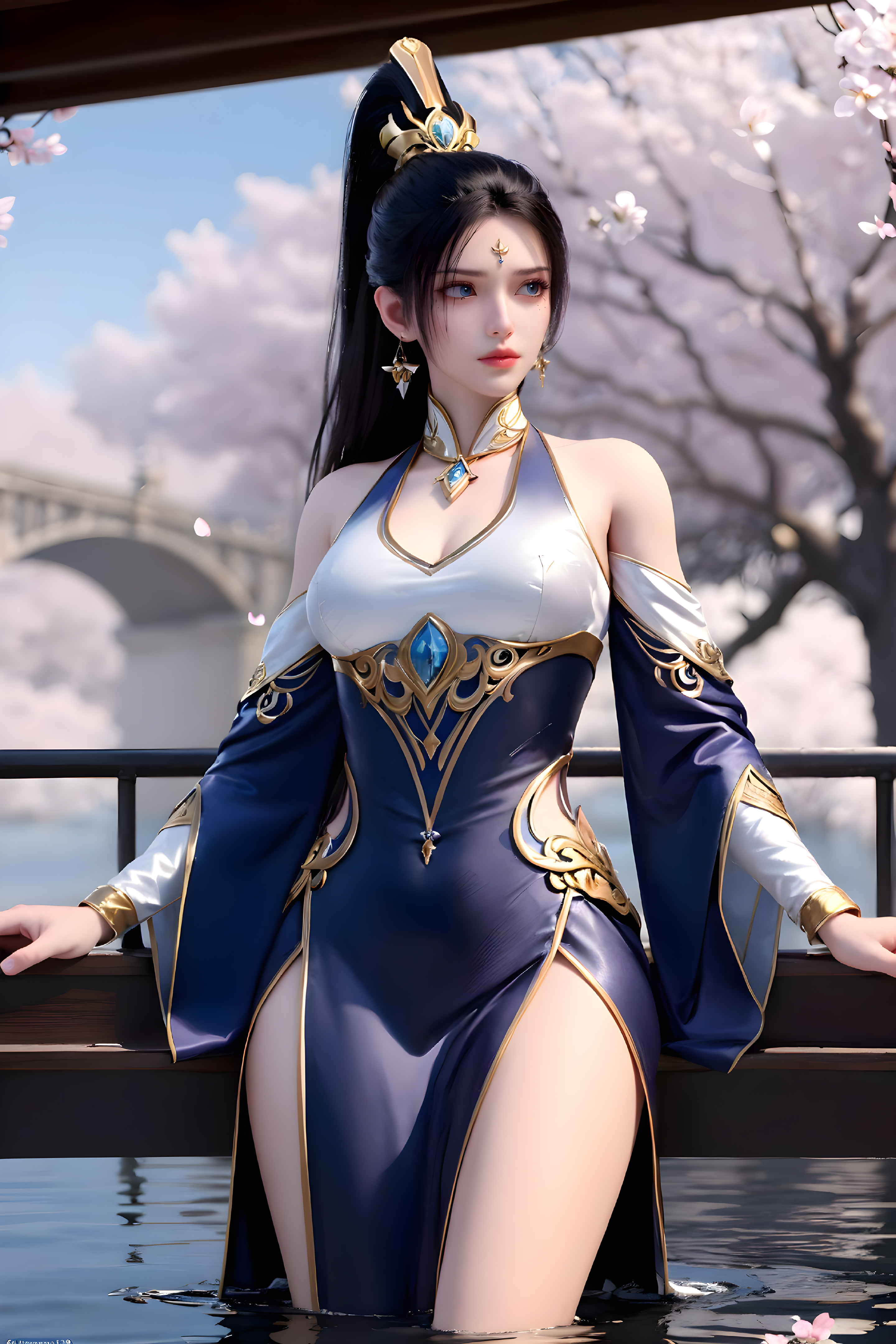 仙武传姬凝霜3D国漫壁纸：兜兜转转又遇彼此！