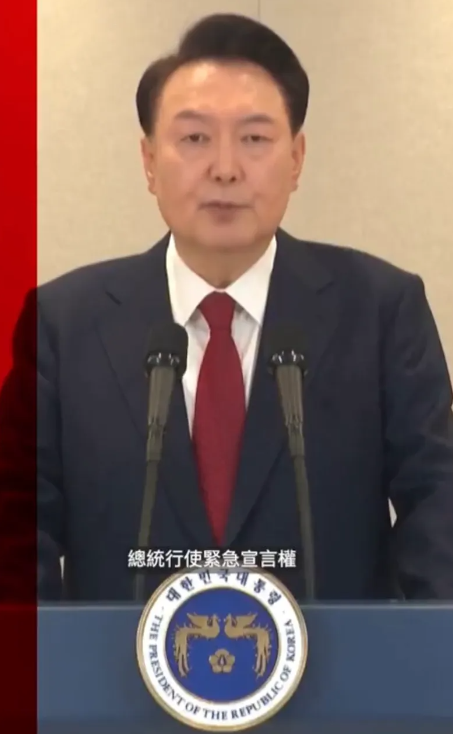 韩国总统尹锡悦周四（12月12日）早上发表电视谈话，表示自己会“奋斗到底”，且说